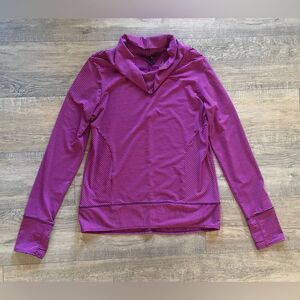 Prana women’s size large Marin long sleeve pullover active top with thumb holes